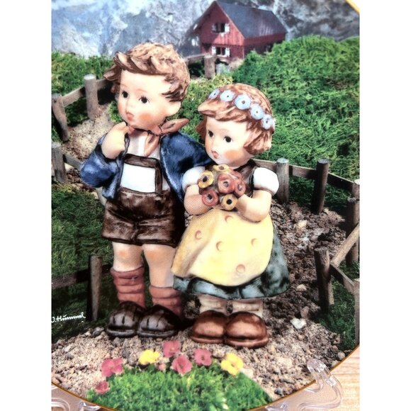 M.J. Hummel "Country Crossroads" Limited Edition Collector Plate By Goebel - Picture 2 of 3